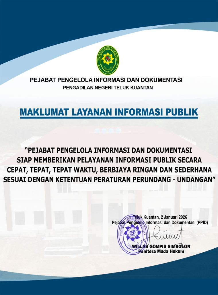 Maklumat Layanan Informasi Publik